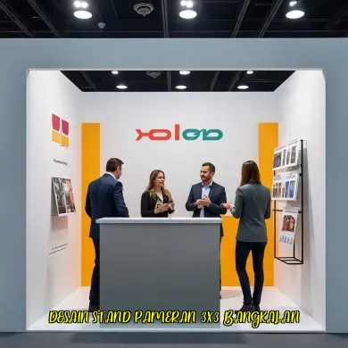 Desain Stand Pameran 3x3 Bangkalan